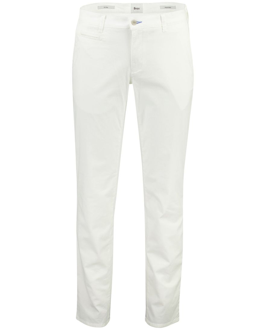 witte pantalon Brax Fabio normale fit