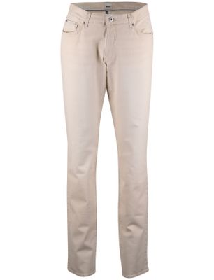 Brax Beige pantalon Brax Chuck slim fit 5-pocket
