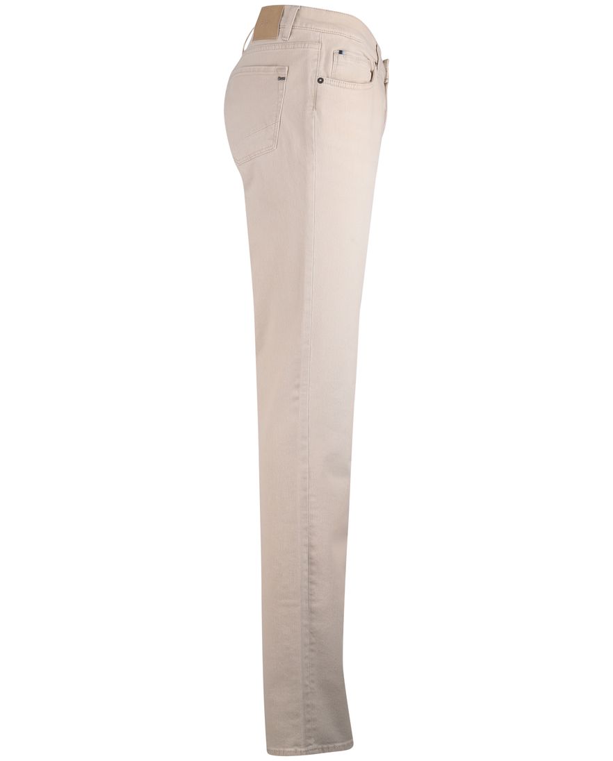 Beige pantalon Brax Chuck slim fit 5-pocket