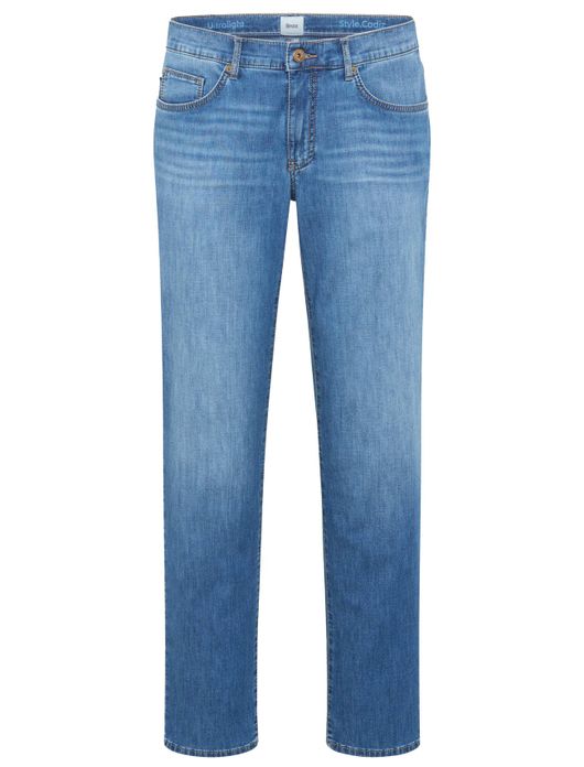 Brax jeans blauw effen denim