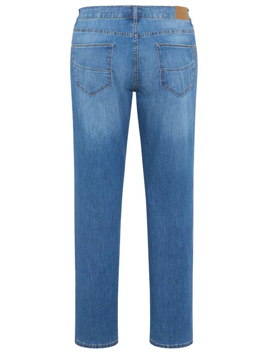 Brax jeans blauw effen denim