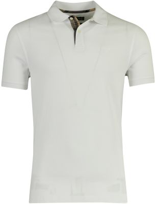 Barbour Wit poloshirt Barbour tailored fit korte mouw