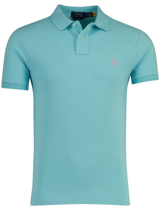 Polo Ralph Lauren poloshirt lichtblauw 2 knopen