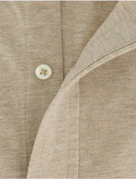 Overhemd Polo ralph lauren beige normale fit button down boord