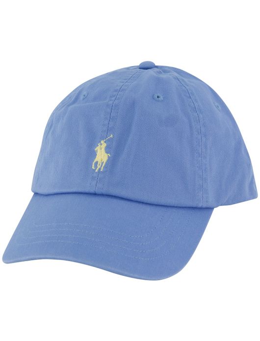 Polo Ralph Lauren Caps lichtblauw geel logo
