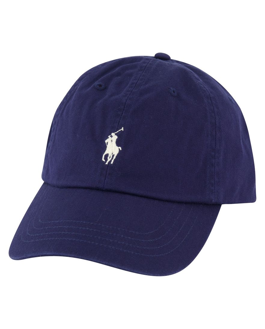 cap navy 100% katoen Polo Ralph Lauren met wit logo