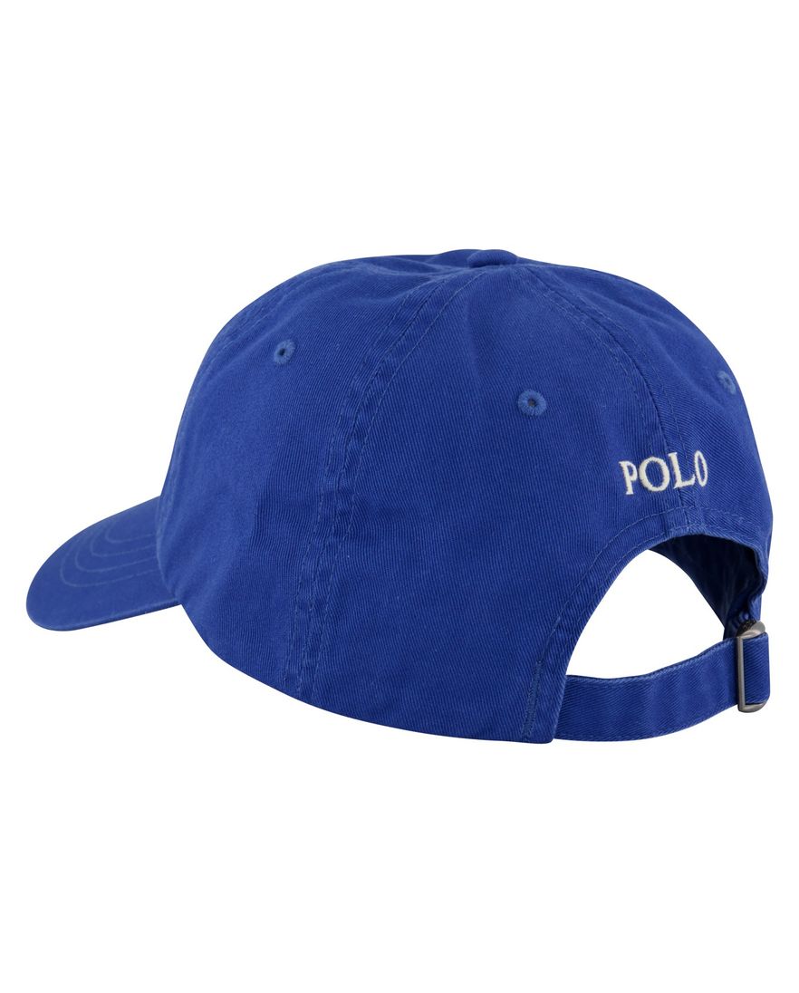 cap kobaltblauw 100% katoen Polo Ralph Lauren met wit logo