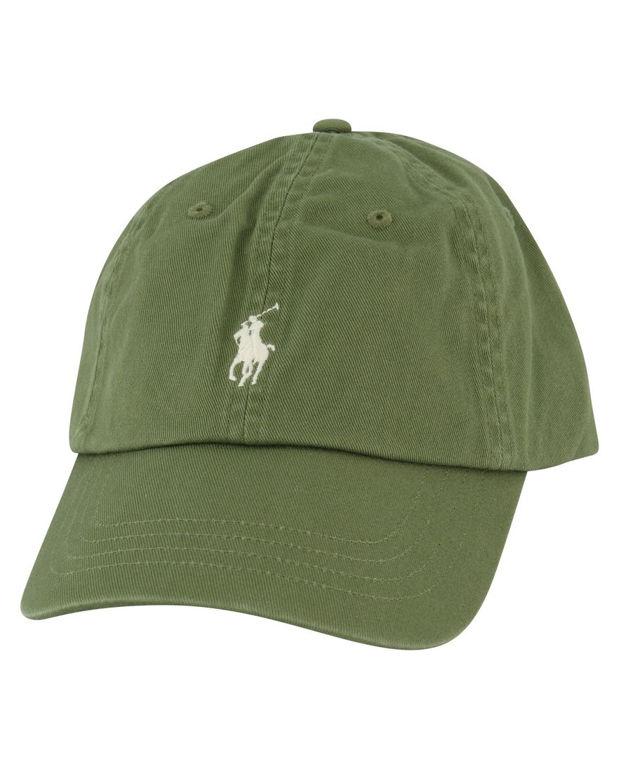 cap groen 100% katoen Polo Ralph Lauren met wit logo