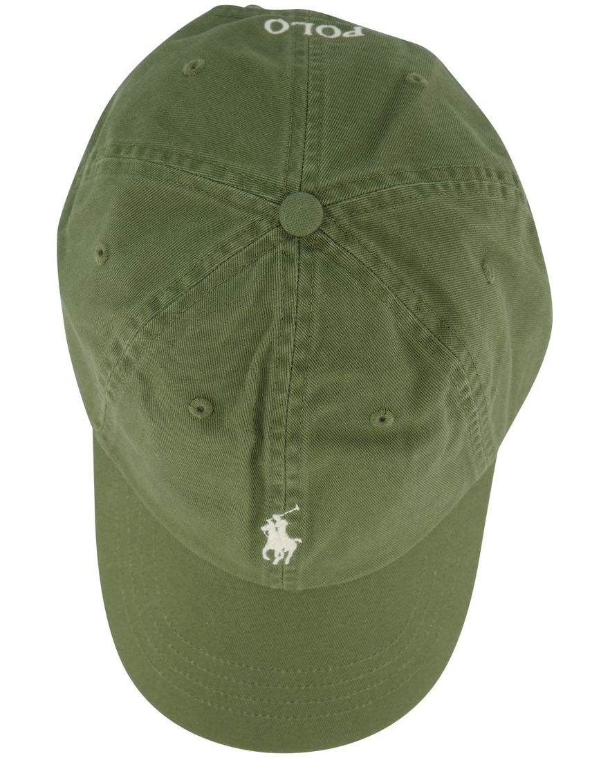 cap groen 100% katoen Polo Ralph Lauren met wit logo