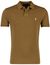 Polo bruin met 2 knopen Polo ralph lauren custom slim fit