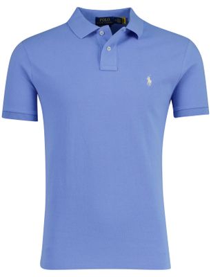 Polo Ralph Lauren Polo Ralph Lauren poloshirt blauw slim fit effen