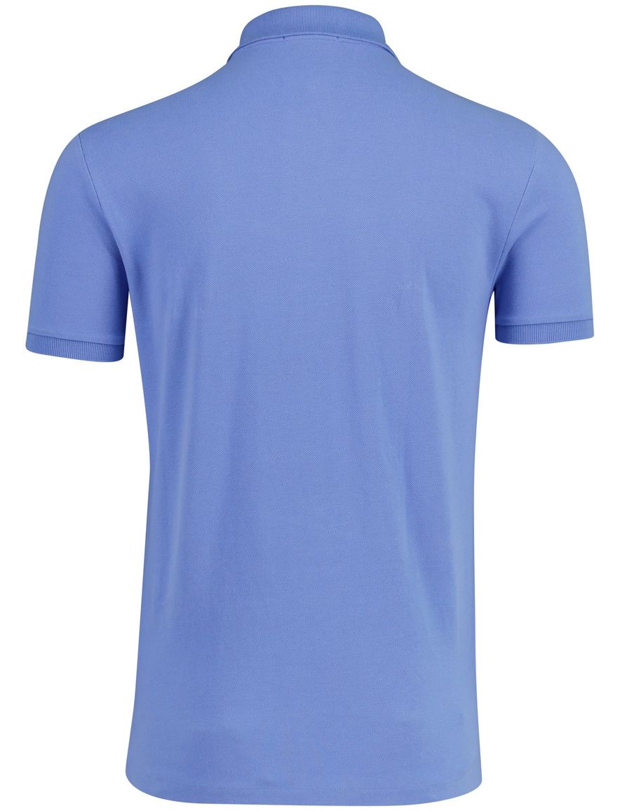 Polo Ralph Lauren poloshirt blauw slim fit effen