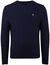 Polo Ralph Lauren kabeltrui donkerblauw structuur