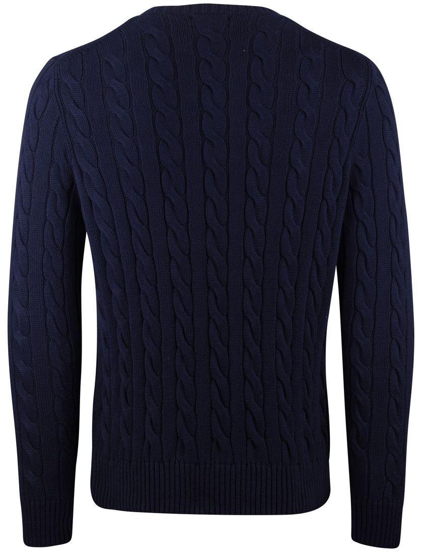 kabeltrui Polo Ralph Lauren navy normale fit