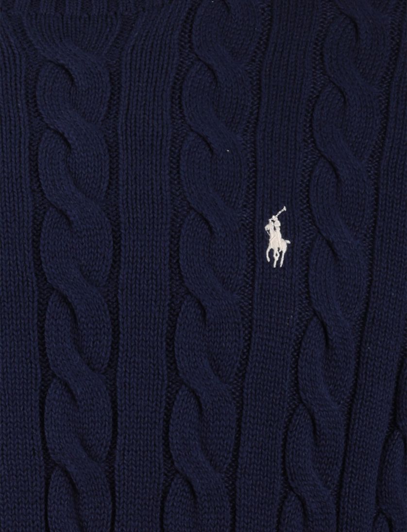 kabeltrui Polo Ralph Lauren navy normale fit