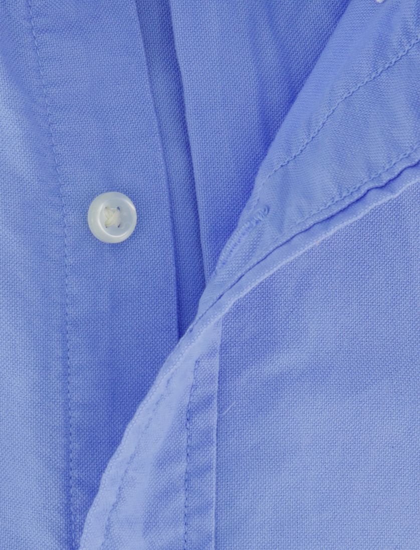 overhemd blauw Polo Ralph Lauren button down custom fit