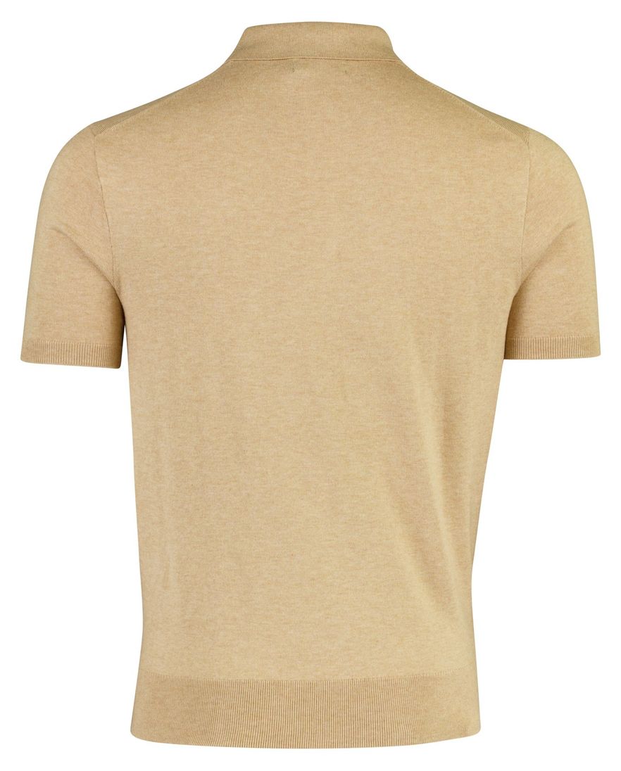 Bruine poloshirt Ralph Lauren normale fit 3 knopen