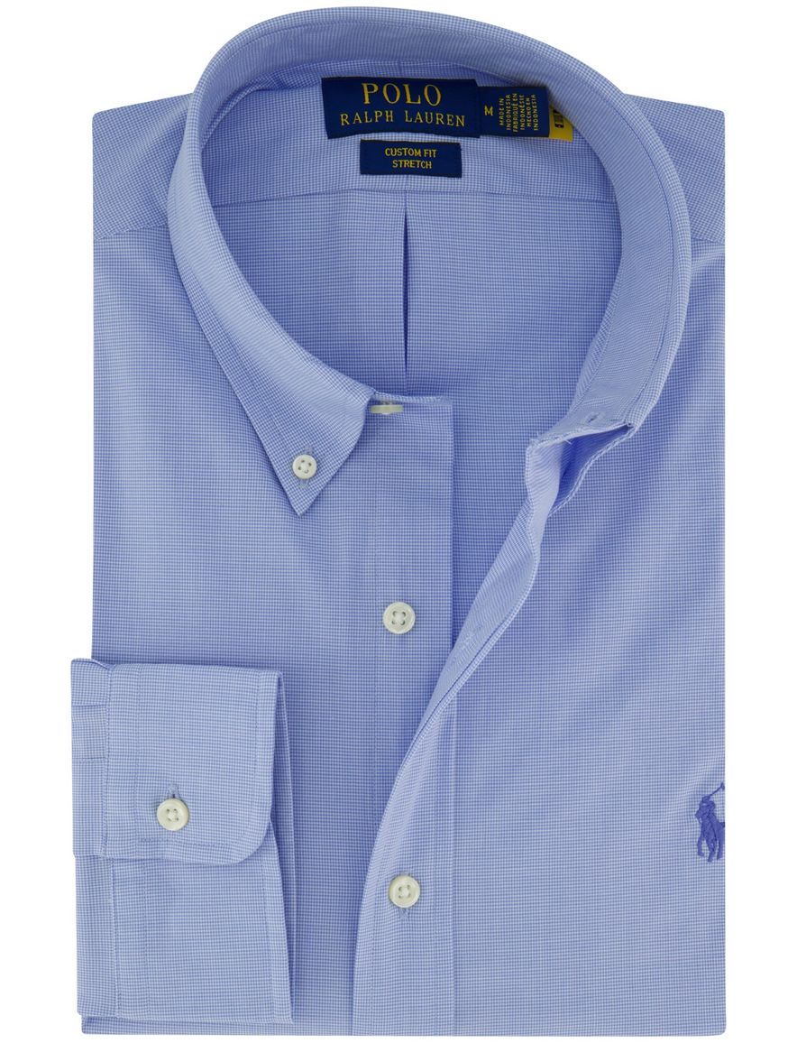 Ralph Lauren overhemd lichtblauw enkele manchet