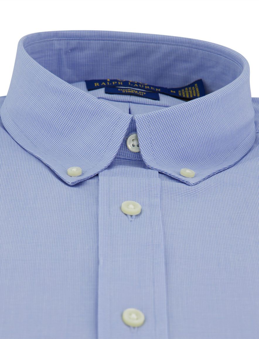 Ralph Lauren overhemd lichtblauw enkele manchet