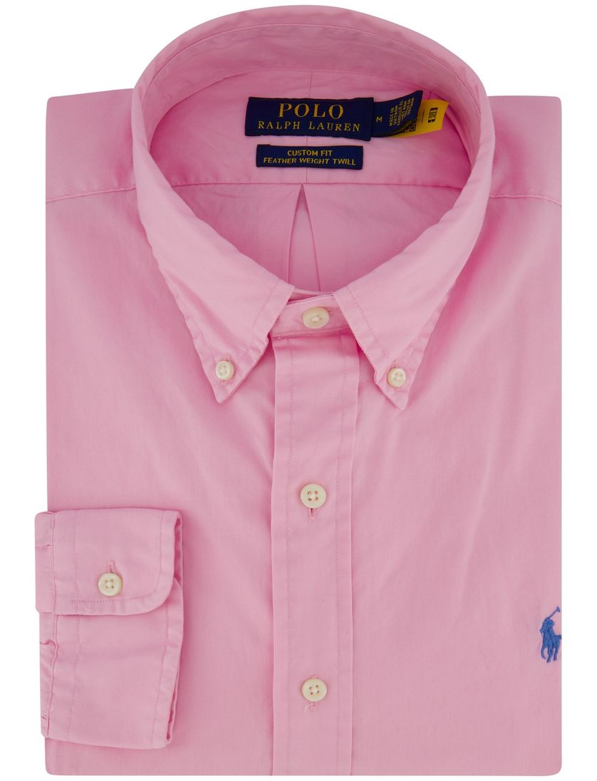 overhemd roze Polo Ralph Lauren normale fit button down boord