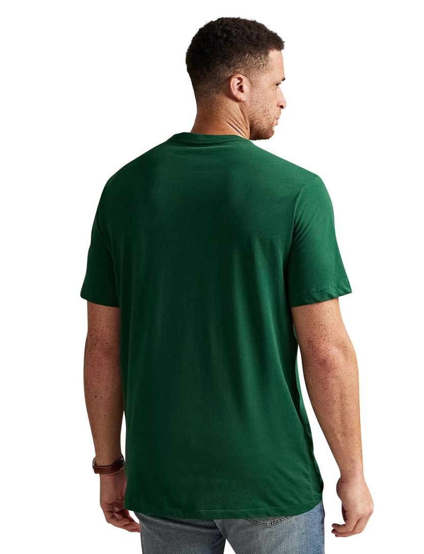 Groen T-shirt Polo Ralph Lauren Big & Tall gele details jersey