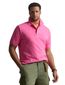 Fel roze poloshirt Polo Ralph Lauren Plus Size korte mouw