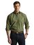 Polo Ralph Lauren Big & Tall button down boord overhemd groen effen
