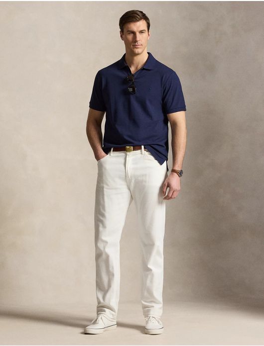 Polo Ralph Lauren Plus Size poloshirt navy v-hals