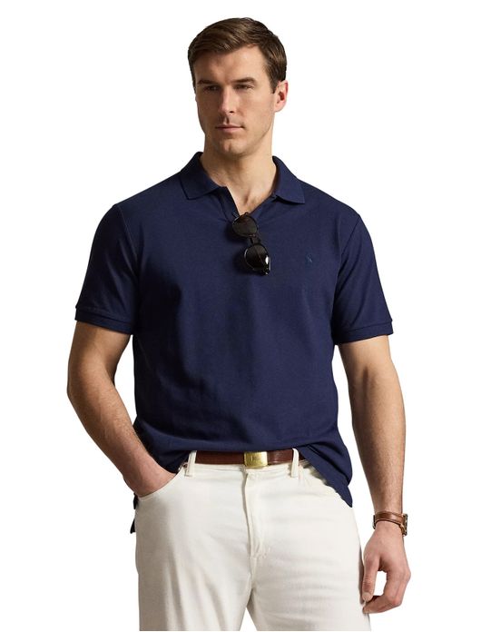 Polo Ralph Lauren Plus Size poloshirt navy v-hals