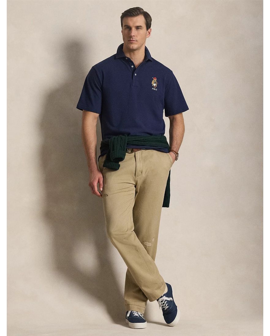 Polo Ralph Lauren Big & Tall polo donkerblauw bear