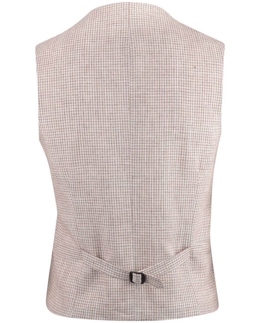 beige gilet Club of Gents beige slim fit