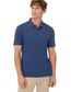 Brax polo blauw katoen korte mouw