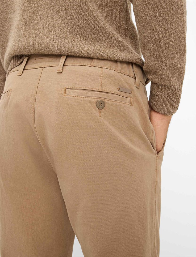 Pantalon katoen flatfront model katoen normale fit