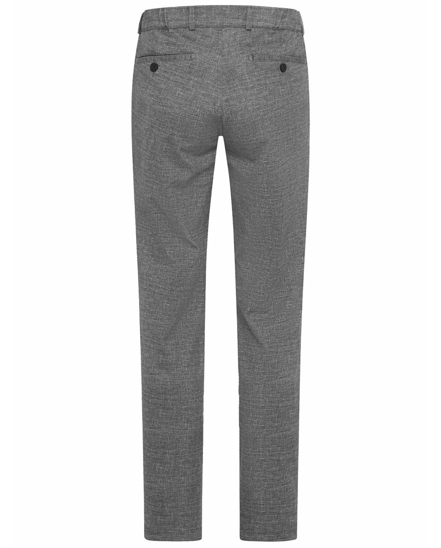 Grijze pantalon gemeleerd Eurex normale fit