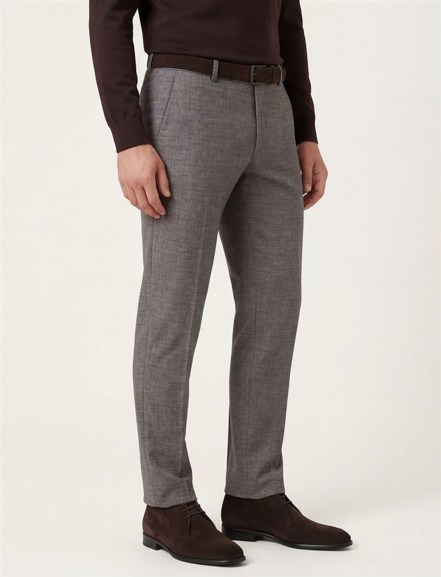 Eurex broek Thore grijs stretch
