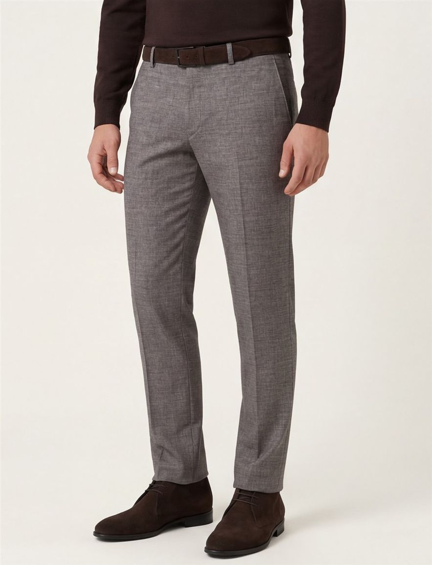 Eurex broek Thore grijs stretch
