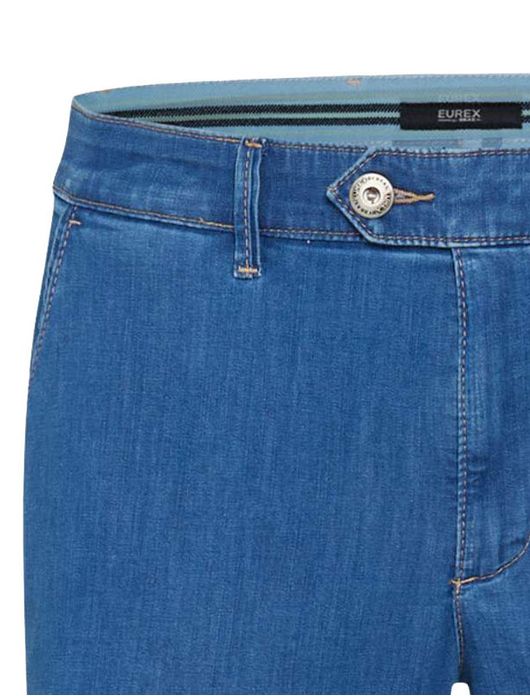 Eurex Jim jeans flatfront blauw normale fit