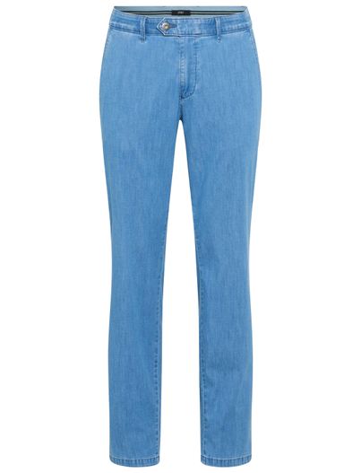 Eurex Blauw flatfront jeans Eurex normale fit