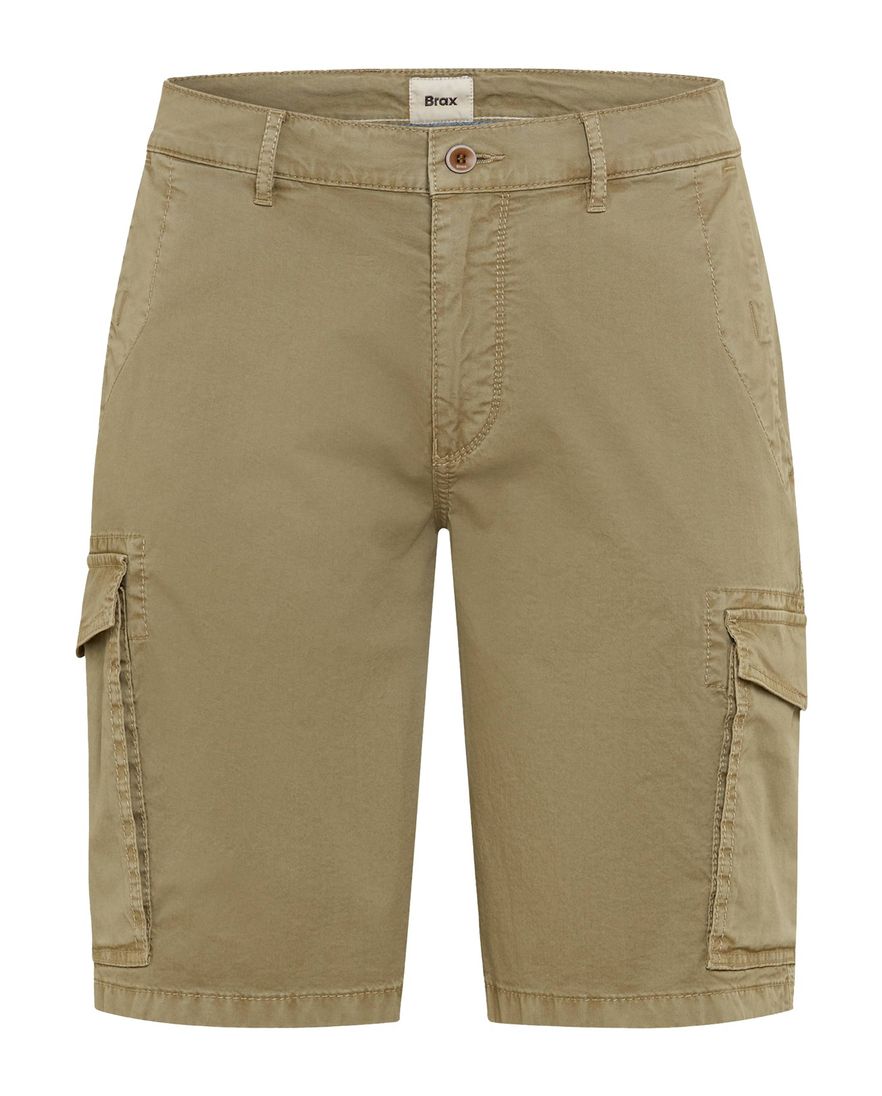 Brax korte broek bruin katoen cargo normale fit