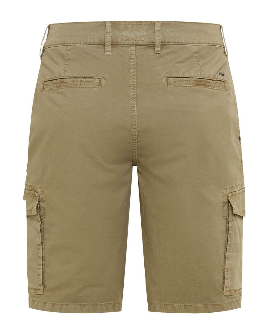 Brax korte broek bruin katoen cargo normale fit
