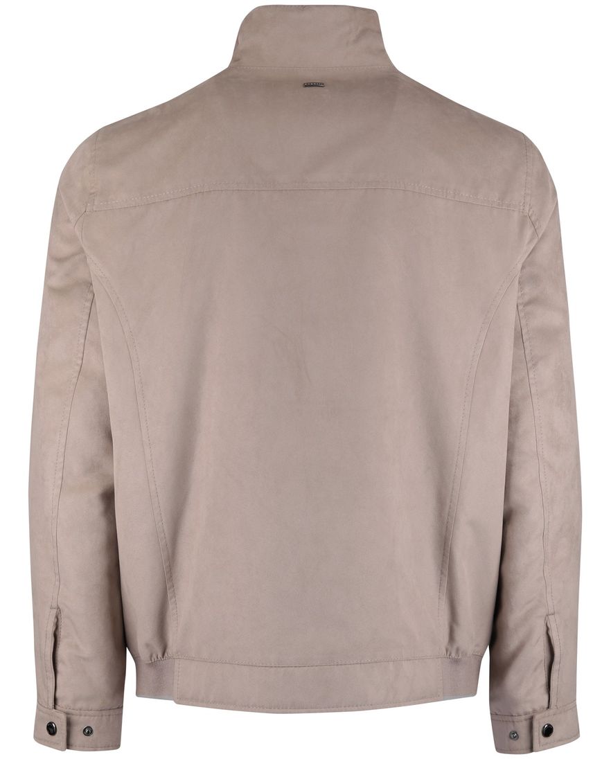 Beige zomerjas Bugatti wijde fit