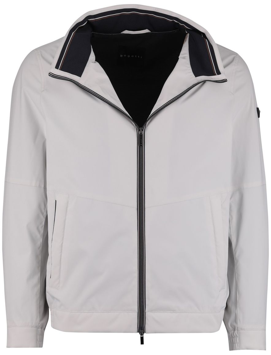 Bugatti zomerjas wit capuchon polyester