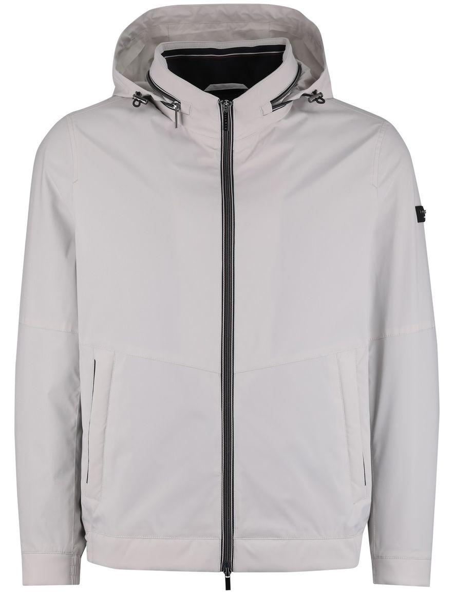 Bugatti zomerjas wit capuchon polyester