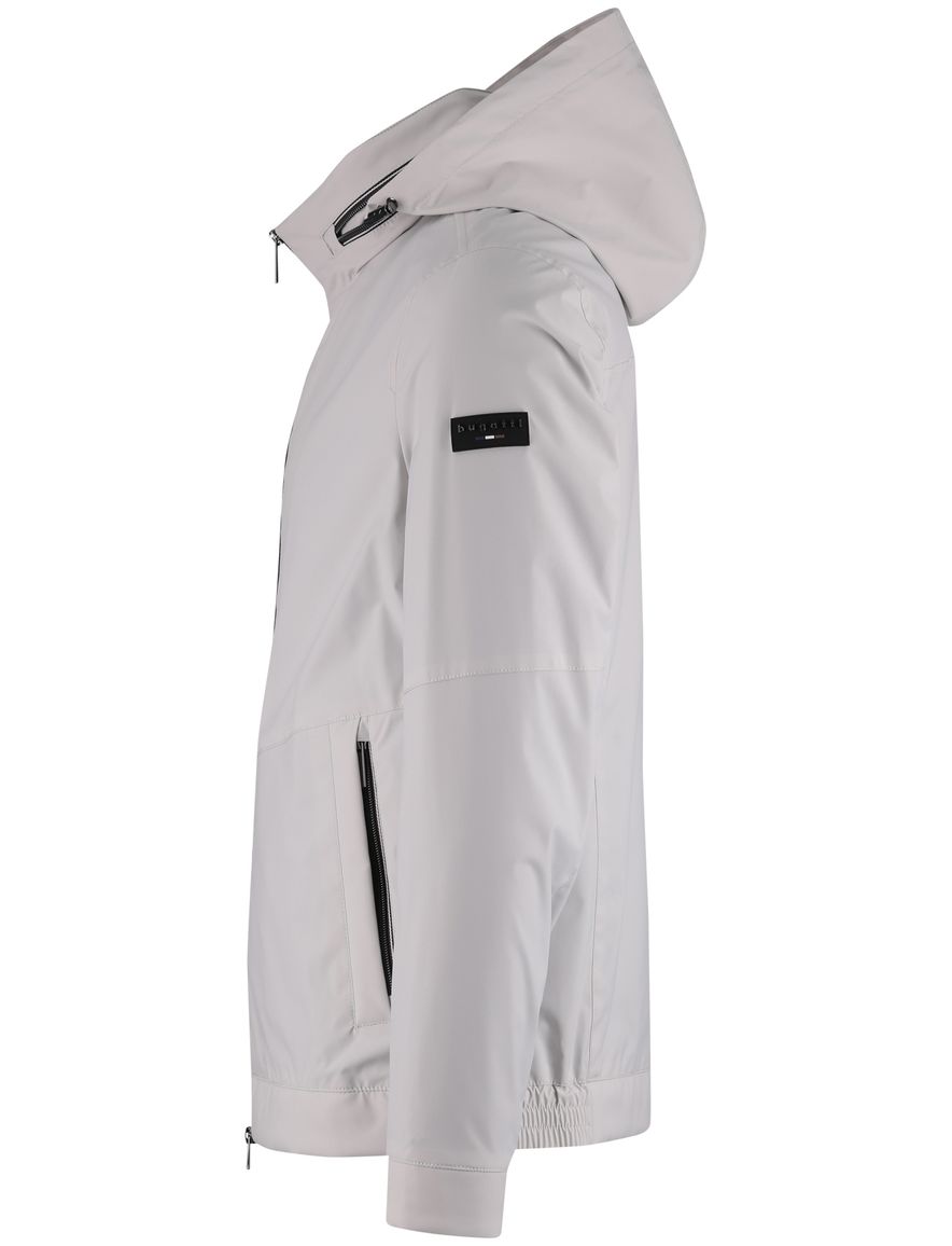 Bugatti zomerjas wit capuchon polyester