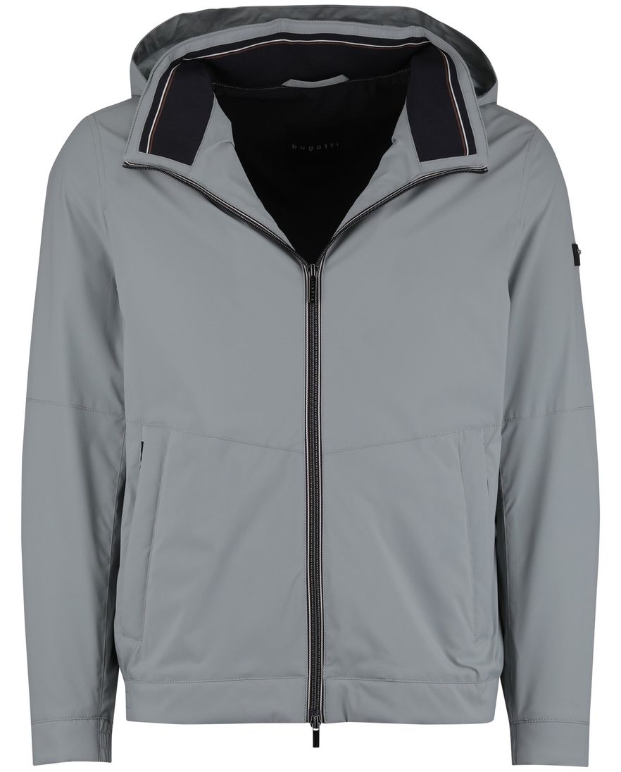 Bugatti jas groen met capuchon