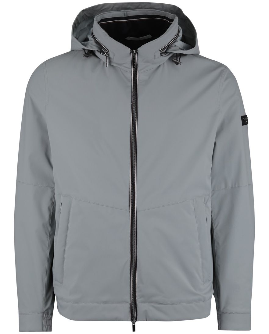 Bugatti jas groen met capuchon