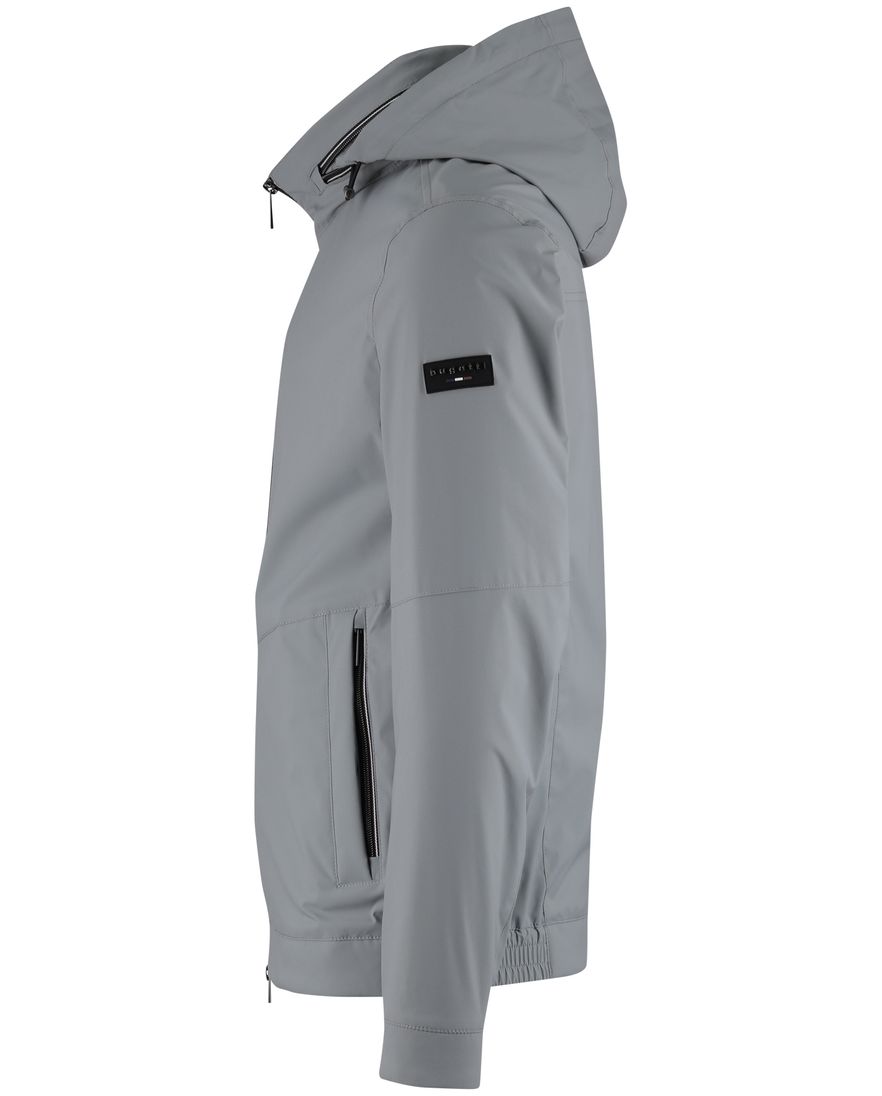 Bugatti jas groen met capuchon