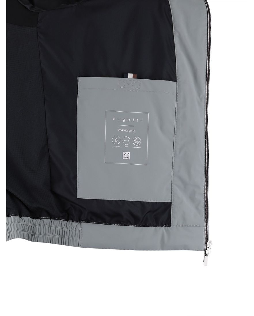 Bugatti jas groen met capuchon