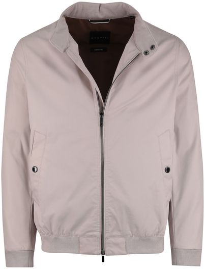 Bugatti Bugatti zomerjas beige knoopzakken met rits katoen