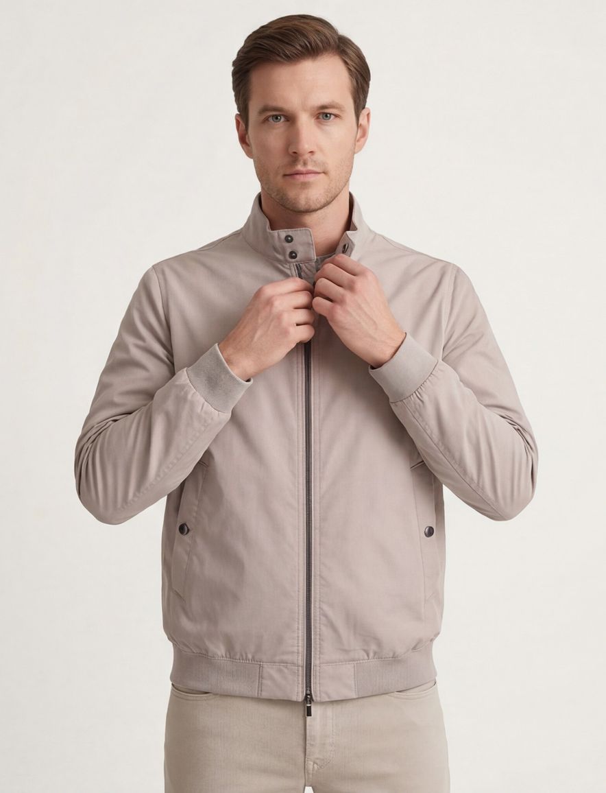 Bugatti zomerjas beige knoopzakken